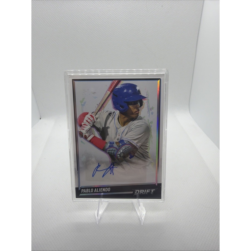 2025 Pulse Drift Baseball Pablo Aliendo Auto 08/10 Chicago Cubs Rookie Card